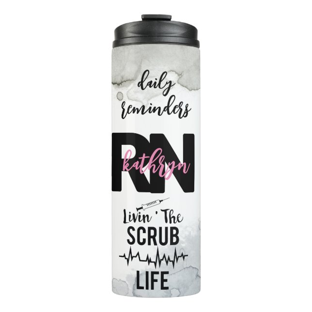 Benutzerdefinierte RN-Bestätigung für Krankenversi Thermosbecher (Vorderseite)