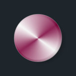 Benutzerdefinierte rosa Lila Farbelementvorlage Magnet<br><div class="desc">Benutzerdefiniert rosa Lila Farbe Elegante Leere Vorlage Klassisches Rundmagazin.</div>