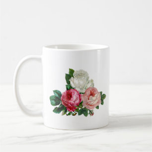 Benutzerdefinierte rosa Rosen Mutter der Braut Kaf Kaffeetasse