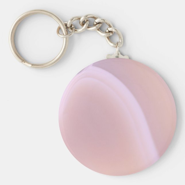 Benutzerdefinierte Rose Rosa Crystal Celebration G Schlüsselanhänger (Vorne)