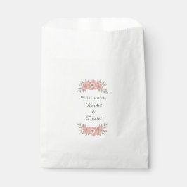 Benutzerdefinierte Röte Garten Floral Minimale Hoc Geschenktütchen