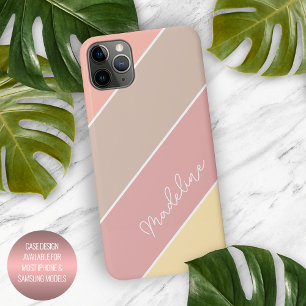 Benutzerdefinierte Röte Pink Pfirsich Orange Gelbe iPhone 16 Pro Max Hülle