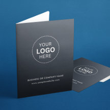 Benutzerdefinierte Round-Business-Logos und Textfi