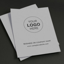 Benutzerdefinierte Round-Business-Logos und Textfi