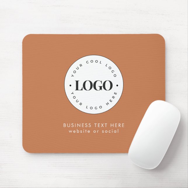 Benutzerdefinierte Round-Business-Logos und Textfi Mousepad (Mit Mouse)