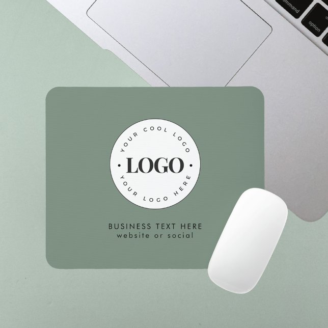Benutzerdefinierte Round-Business-Logos und Textfi Mousepad (Von Creator hochgeladen)