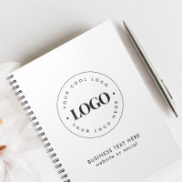Benutzerdefinierte Round-Business-Logos und Textfi