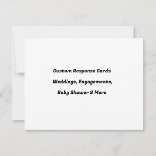 Benutzerdefinierte RSVP-Karten für Hochzeiten - Se RSVP Karte