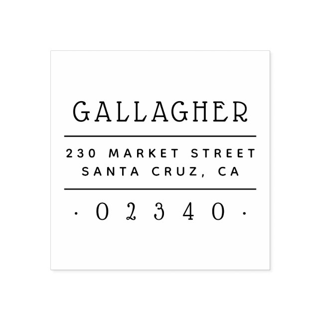 Benutzerdefinierte Rücksendeadresse für niedliche  Gummistempel (Prägung)