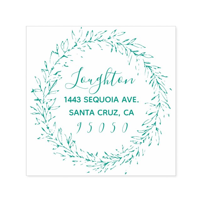 Benutzerdefinierte rustikale Schreibweise und Nied Permastempel (Design)