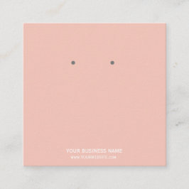 Benutzerdefinierte Schmuckkarton-Ohrring-Display-K Quadratische Visitenkarte