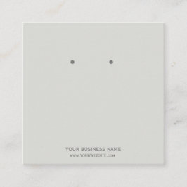 Benutzerdefinierte Schmuckkarton-Ohrring-Display-K Quadratische Visitenkarte