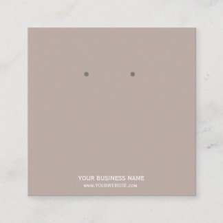 Benutzerdefinierte Schmuckkarton-Ohrring-Display-K Quadratische Visitenkarte