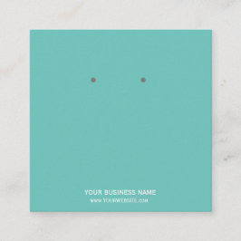 Benutzerdefinierte Schmuckkarton-Ohrring-Display-K Quadratische Visitenkarte