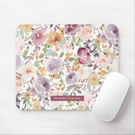 Benutzerdefinierte schöne Blume Farbmuster rosa Mousepad