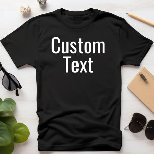 Benutzerdefinierte Schreiboption Personalisierter  T-Shirt