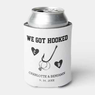 Benutzerdefinierte Schwarz-Weiß-Hochzeit 'We Got H Dosenkühler