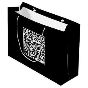 Benutzerdefinierte schwarze Geschenktasche mit mar Große Geschenktüte