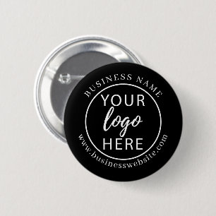 Benutzerdefinierte schwarze professionelle Geschäf Button