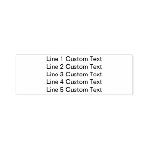 Benutzerdefinierte selbstfarbige Briefmarke Permastempel