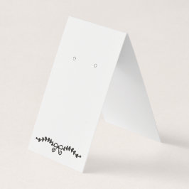 Benutzerdefinierte, selbstständig Stehende Ohrring Visitenkarten