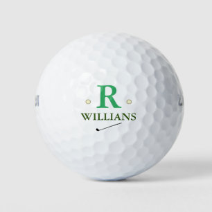 Benutzerdefinierte Serif-Initial-R-Monogramm Golfball
