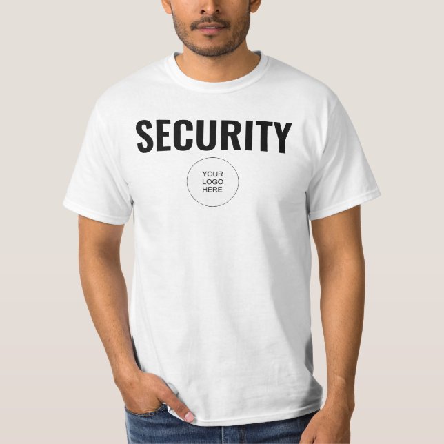 Benutzerdefinierte Sicherheit von Mens-Mitarbeiter T-Shirt (Vorderseite)