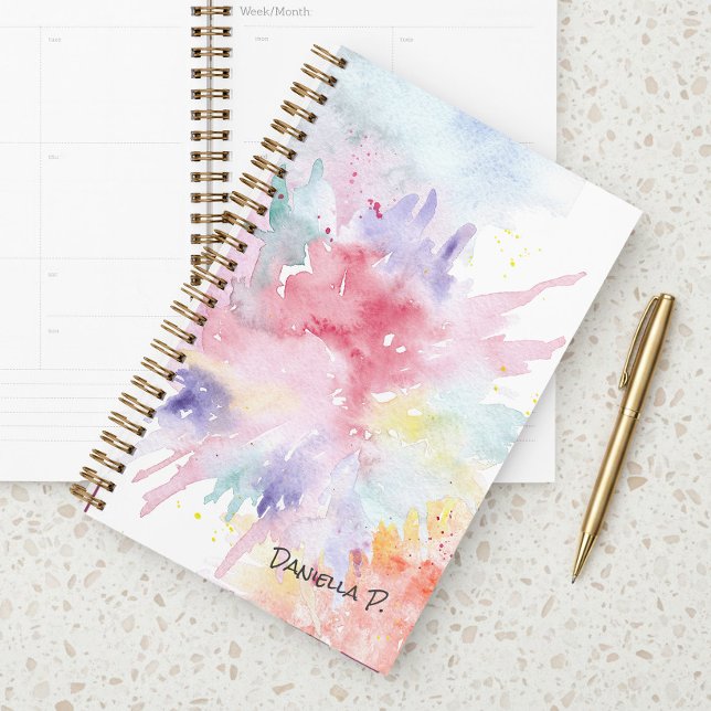 Benutzerdefinierte Signatur eines Angriffs auf Was Planer (Personalized planner with custom photo collage by Darling & May)