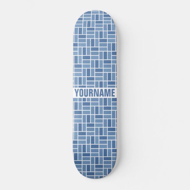 Benutzerdefinierte Skateboards mit geometrischem M (Vorderseite)