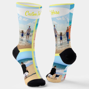 Benutzerdefinierte Socken für Fotosammlungen mit T