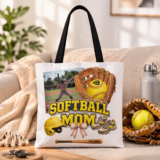 Benutzerdefinierte Softball-Mama-Fotocollage (Von Creator hochgeladen)