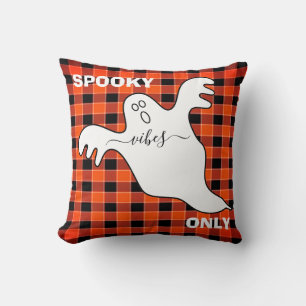 Benutzerdefinierte SPOOKY VIBES ONLY Geist Herbst Kissen