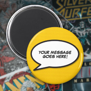 Benutzerdefinierte Sprechblase für Comic-Hefte Magnet