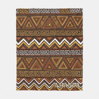 Benutzerdefinierte Stammes-Boho-Muster-Fliesendeck Fleecedecke