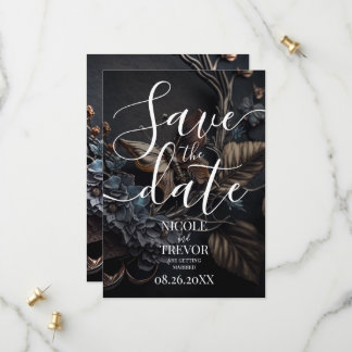 Benutzerdefinierte Steampunk-Metall-Schmetterling- Save The Date