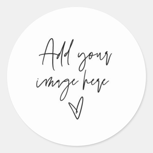 Benutzerdefinierte Stickervorlage Erstellen Sie Ih Runder Aufkleber (Vorderseite)