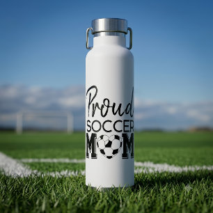 Benutzerdefinierte stolze Fußball-Mutter-Trikotnum Trinkflasche