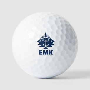 Benutzerdefinierte Strandkreuzfahrt Nautischer Ank Golfball