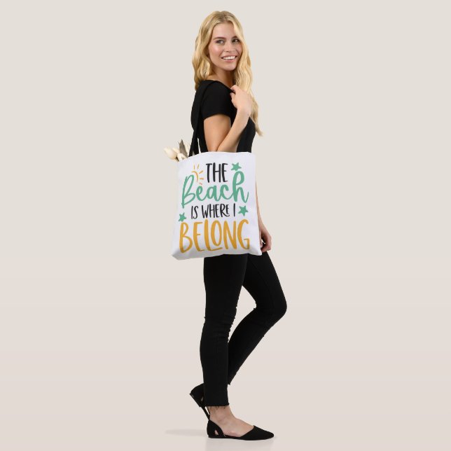 Benutzerdefinierte Strandtasche (Am Model)