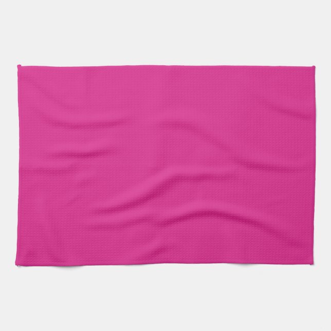 Benutzerdefinierte, stylische Blindvorlage rosa Fa Geschirrtuch (Horizontal)