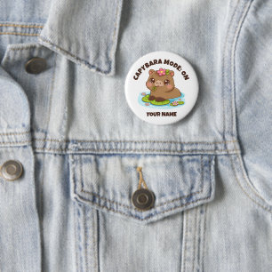 Benutzerdefinierte süße Kawaii-Capybara-Modus-Tast Button