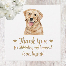 Benutzerdefinierte Tags der Golden Retriever Gastg Geschenkanhänger