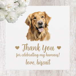 Benutzerdefinierte Tags der Golden Retriever Gastg Geschenkanhänger