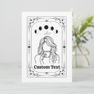 Benutzerdefinierte Tarot-Feministische Magische My Einladung