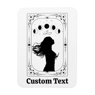Benutzerdefinierte Tarot-Karten zum Namen hinzufüg Magnet