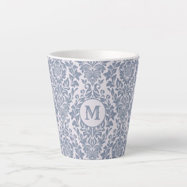 Benutzerdefinierte Tasse für das Damask-Muster (Vorderseite)