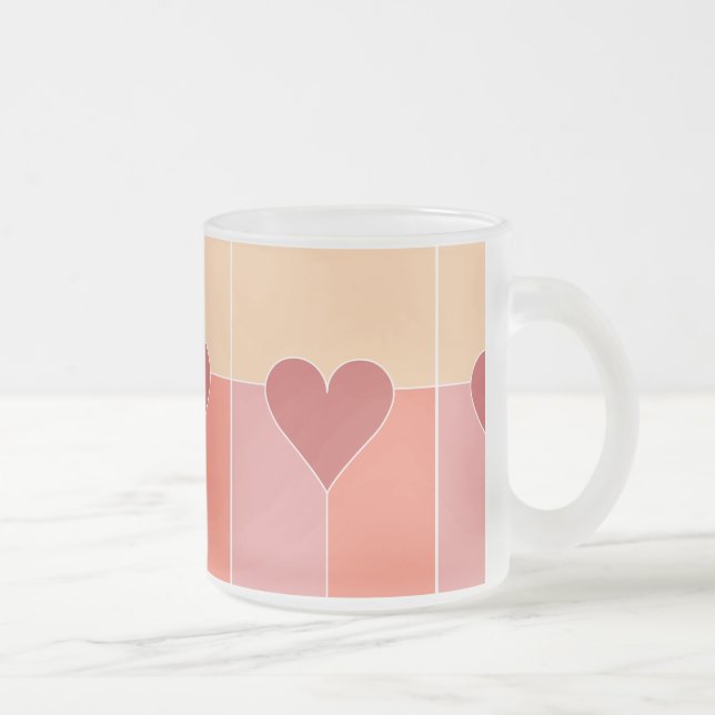 Benutzerdefinierte Tasse für das Herzmuster (Rechts)