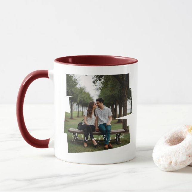 Benutzerdefinierte Tasse mit Bild und Text (Mit Donut)