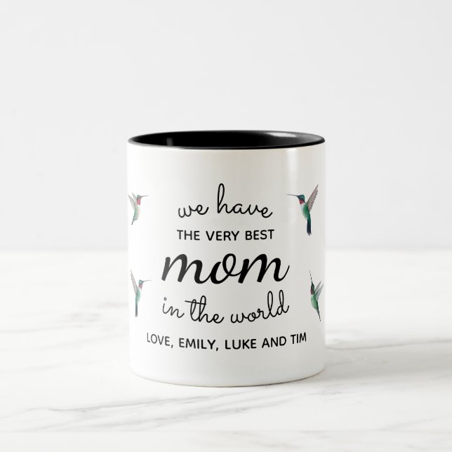 Benutzerdefinierte Tasse mit der besten Mama (Mittel)