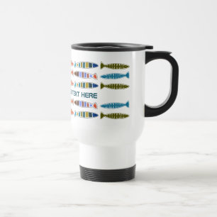 Benutzerdefinierte Tasse von Mustern fischen